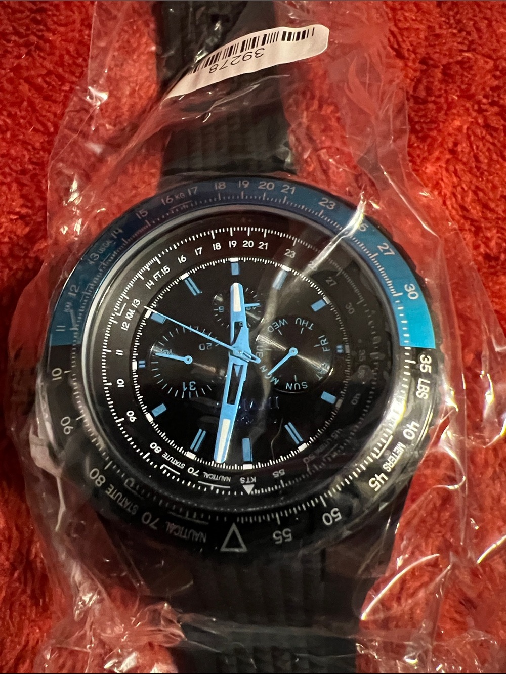 Invicta Black and Blue Men's Chronograph Watch